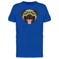 thumbnail image 1 of Happy Pug Abstract Glasses T-Shirt Men -Image by Shutterstock, Male Small, 1 of 2