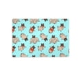 thumbnail image 1 of Happy Pug Pattern Mat Rectangle  -Image by Shutterstock,, 1 of 3