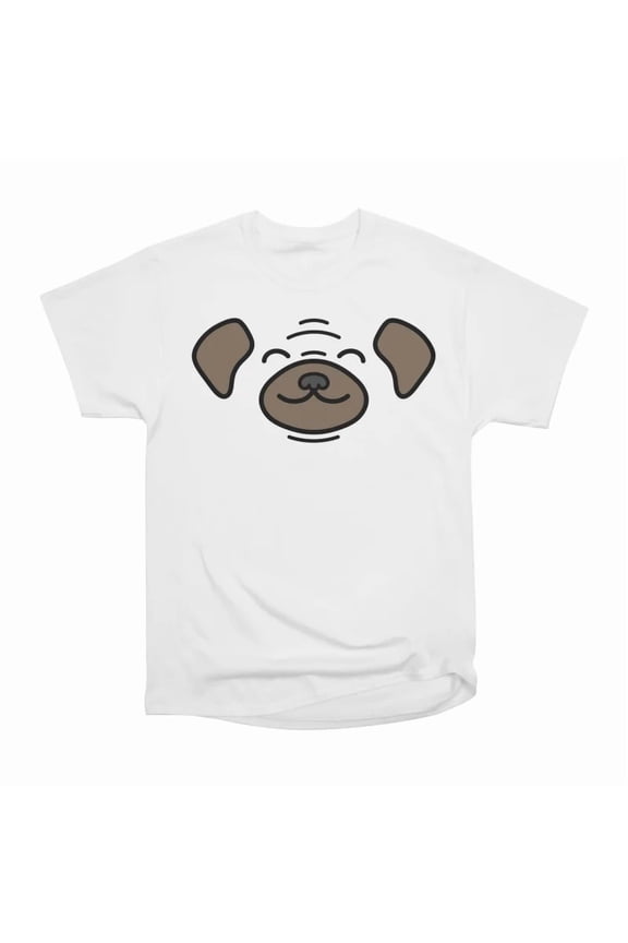 Happy Pug T-Shirt Tee Gift For Him Merch For Her Apparel For Friend