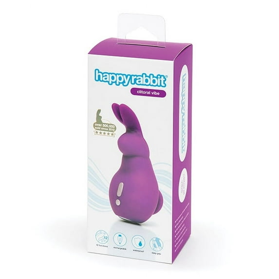 Happy Rabbit Mini Ears Rechargeable Rabbit Finger Vibrator - Purple