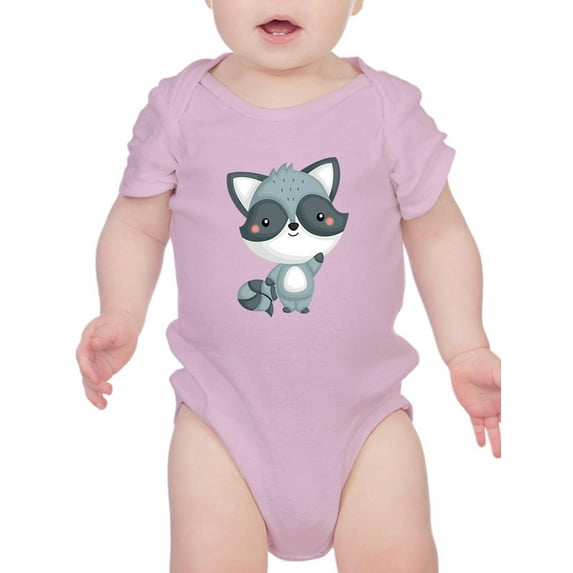 Happy Raccoon Bodysuit Infant -Image by Shutterstock, 18 Months
