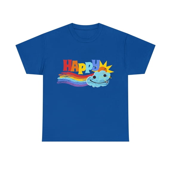 Happy Rainbow Unisex Heavy Cotton Tee