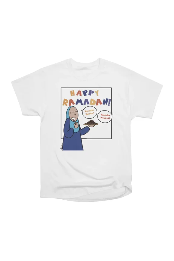 Happy Ramadan T-Shirt Tee Gift For Him Merch For Her Apparel For Friend