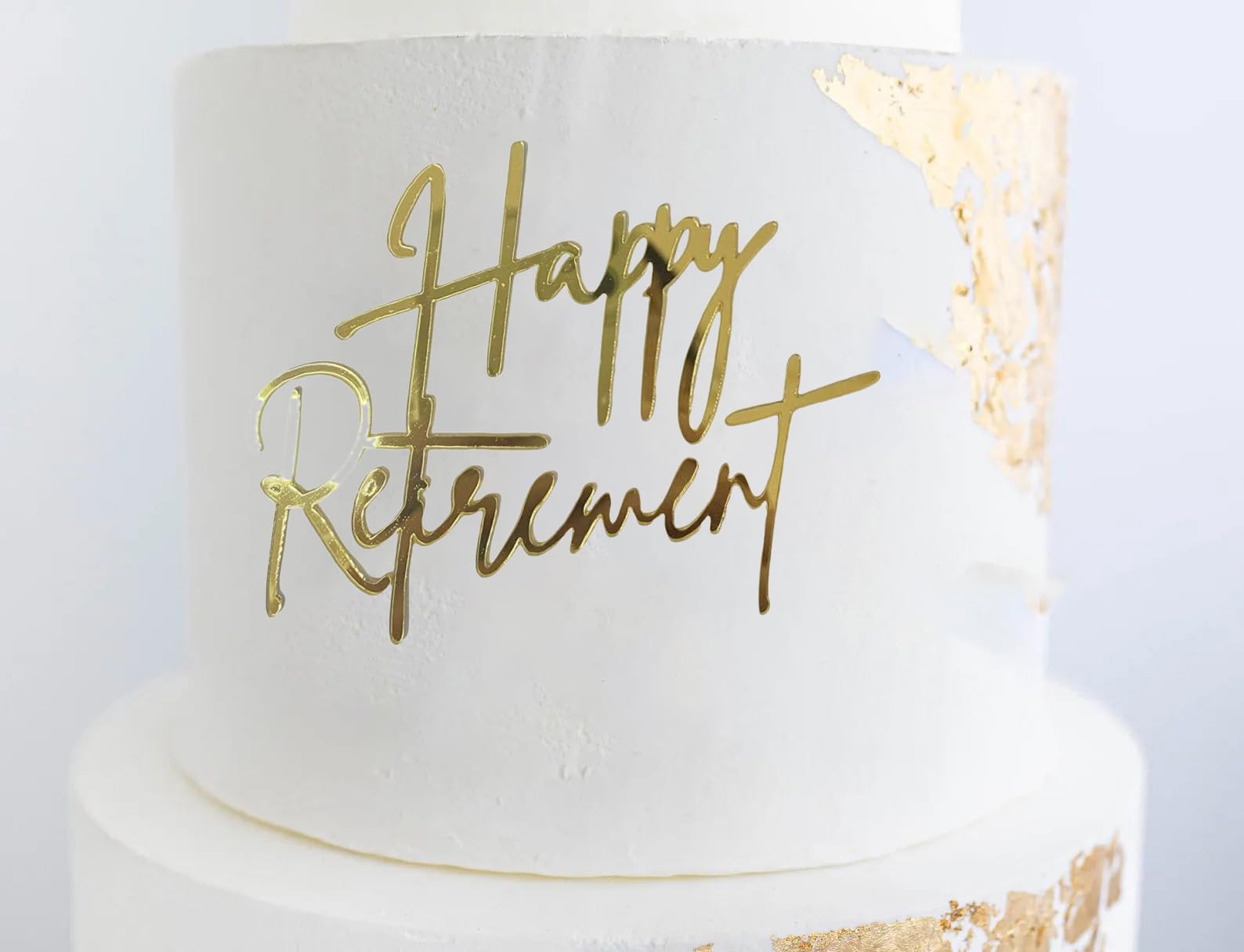 Happy Retirement Cake Topper - Coconut Tree Beach Chairs Umbrella Decor, Retirement Party Supplies