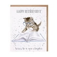thumbnail image 1 of Happy Retirement Card with Adorable Kitten – “Here’s to a New Chapter” – Fun and Heartfelt Design – Blank Inside with Envelope Included, 1 of 2