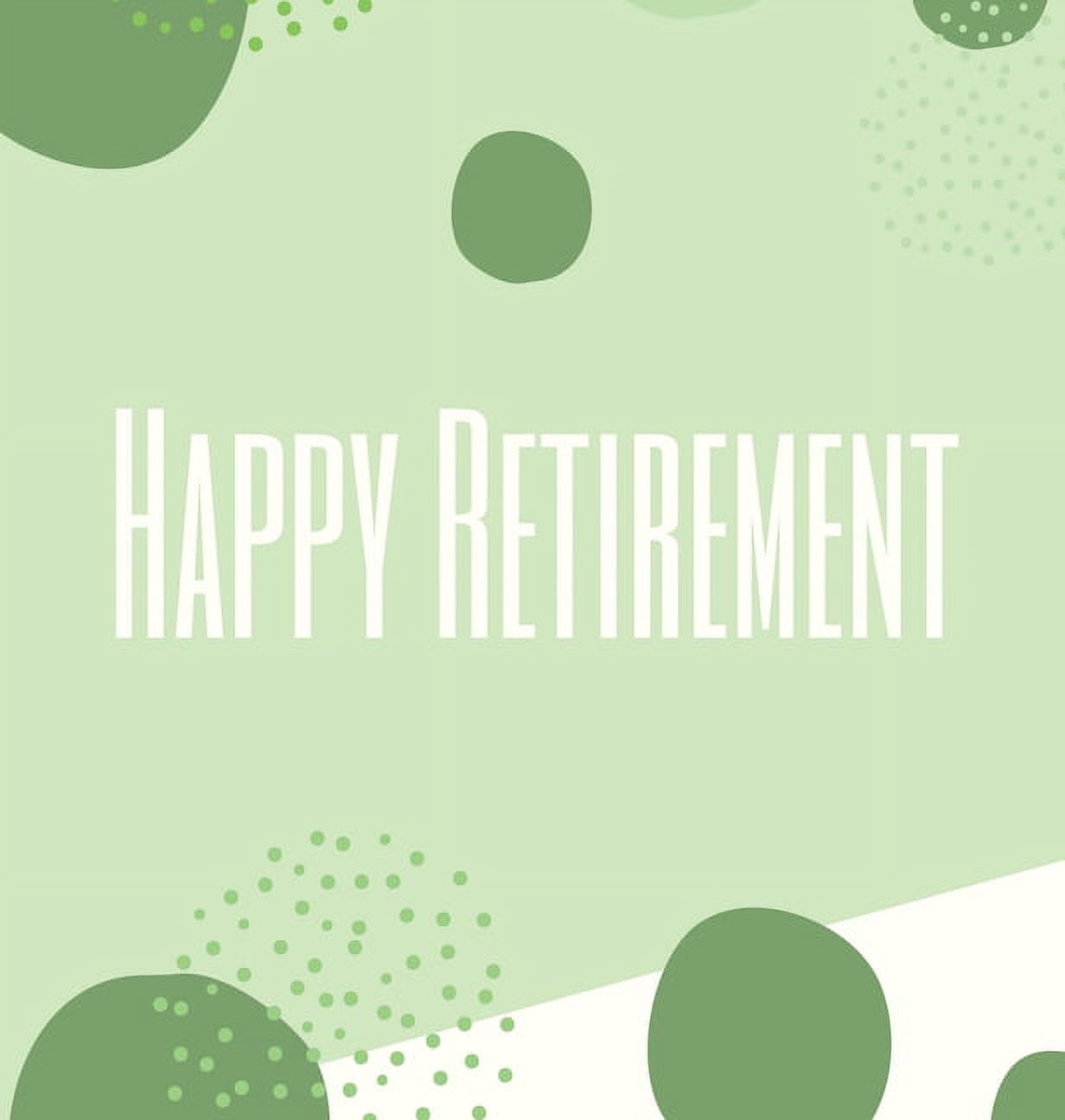 Happy Retirement Guest Book with lined pages (hardback) Guest book