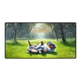 thumbnail image 1 of Happy Retirement with Australian Shepherd Enjoy Life Rest Time Desk Mat Full Keyboard Mouse Pad Aussie Dog Lover Gifts Large Mousepad - 02027, 1 of 5