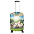 thumbnail image 1 of Happy Retirement with Persian Enjoy Life Rest Time Travel Luggage Cover Cat Lover Kitten Owner Gifts Suitcase Dust Protective Decor - 02027, 1 of 5