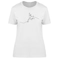 thumbnail image 1 of Happy Running Man T-Shirt Women -Image by Shutterstock, Female x-Large, 1 of 2