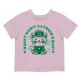 thumbnail image 1 of Happy Saint Catricks Day Cute Leprechaun Cat Design Toodler's T-shirt, 1 of 3