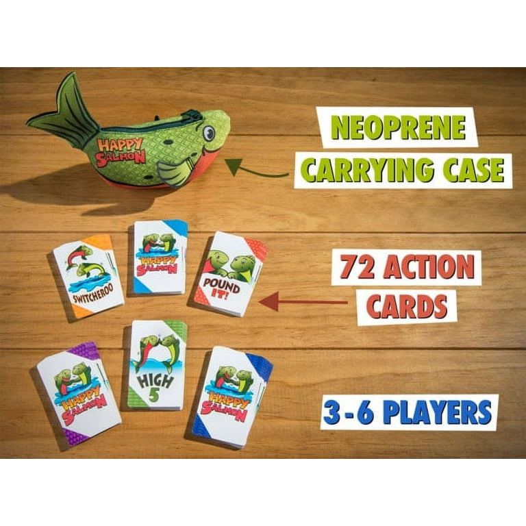 Happy Salmon Game: Frenzied fish-themed card game
