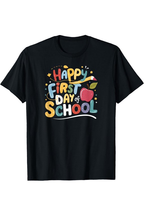 Happy School Beginning Back to Learning Fun T-Shirt