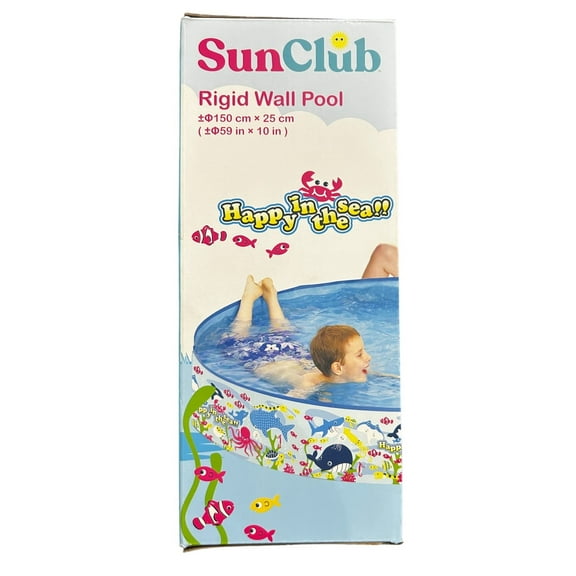 Sun Club Happy Sea Above-Ground Kiddie Pool, 150 x 25 cm