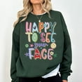 thumbnail image 1 of Happy To See Your Face Teacher Sweatshirt Hand Drawn Colorful Doodle Stars Messy Glitter Teacher Sweatshirt Appreciation Sweatshirt, F2050 Sweatshirt All Size S-5XL, 1 of 5