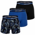 thumbnail image 1 of Happy Shorts Men's Boxer Shorts, 3-Pack - Retro Jersey, Logo Waistband Hawaii Xl (X-Large), 1 of 7