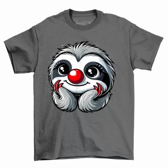 Happy Sloth Red Nose Funny T-Shirt