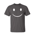 thumbnail image 1 of Happy Smile Sarcastic Humor Graphic Novelty Funny Tall T Shirt, 1 of 1