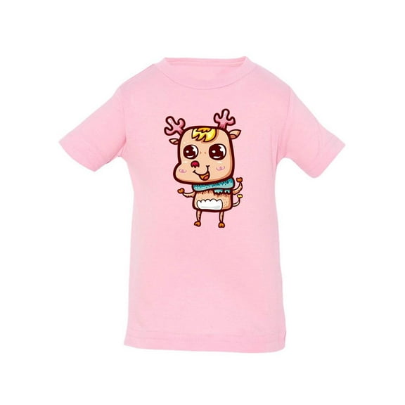 Happy Smiley Deer T-Shirt Infant -Image by Shutterstock,  24 Months