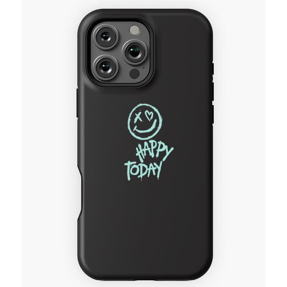 Happy Smiley Face Design Phone Case for iPhone 16 15 14 13 12 11 Pro Max