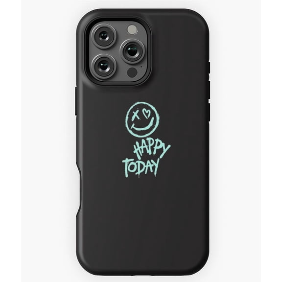 Happy Smiley Face Design Phone Case for iPhone 16 15 14 13 12 11 Pro Max