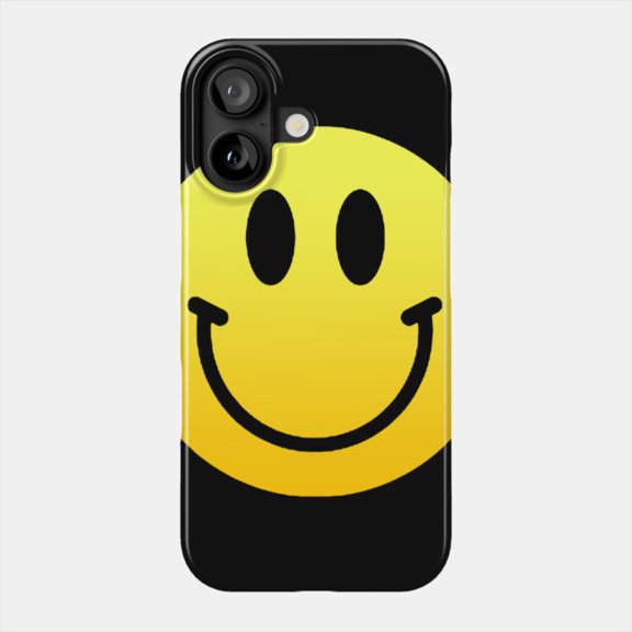 Happy Smiley Face Positive Quote Case for iPhone 11-17 - Slim Protective Cover