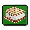 thumbnail image 1 of Happy Smores Campfire Camping Applique Multi-Color Embroidered Hook & Loop Patch - 2.5 Inch Small, 1 of 5