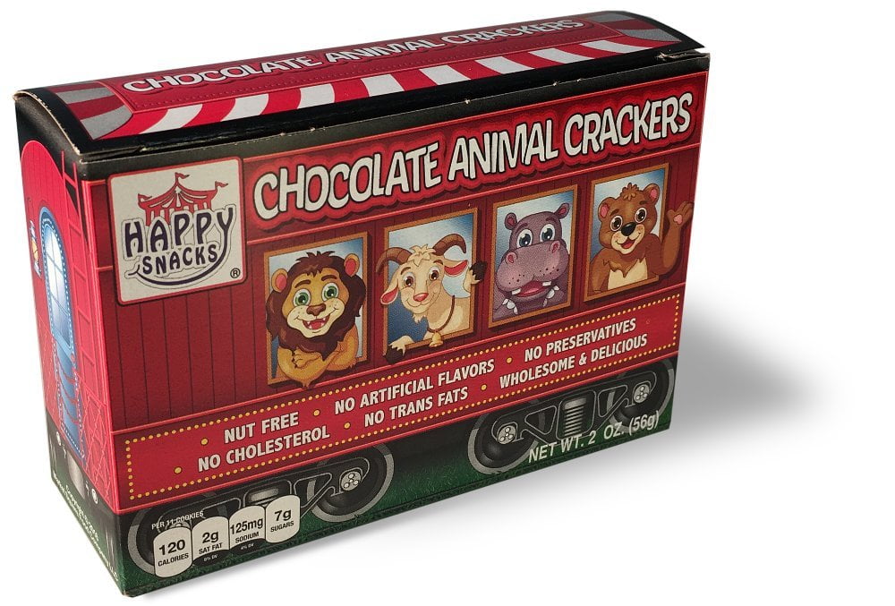 Happy Snacks Animal Crackers Plant Based Ingredients, Animal Crackers