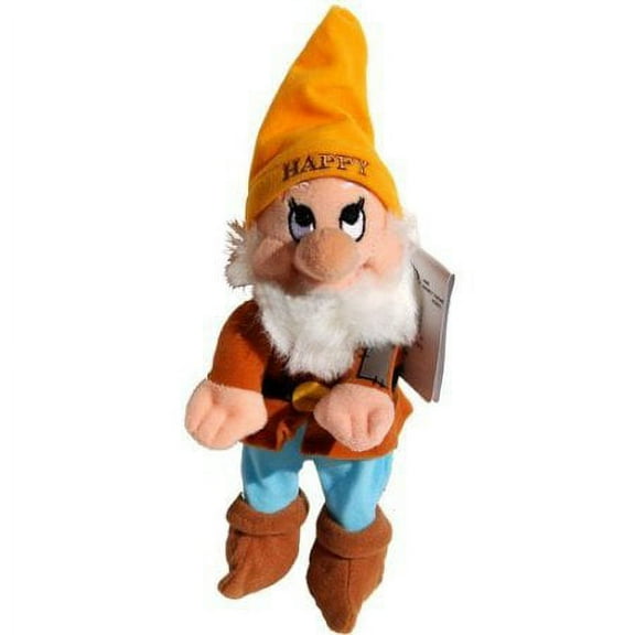 Happy - Snow White Dwarf - Disney Mini Bean Bag Plush
