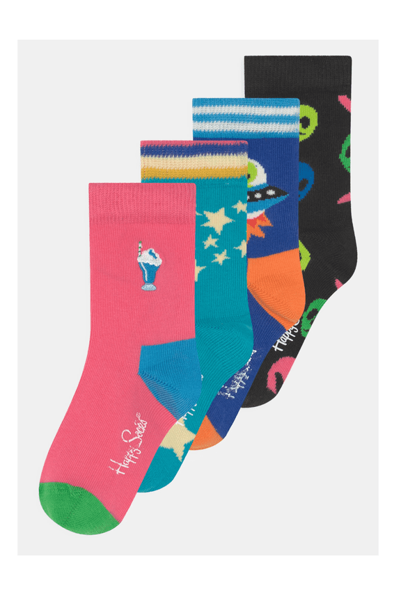 Kids' 4-Pack Space Socks 2-3 Years Gift Box