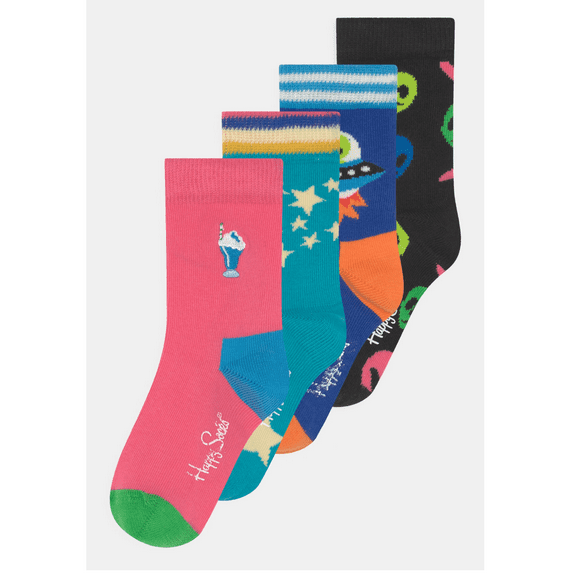 Happy Socks Kids' 4-Pack Space Socks 2-3 Years Gift Box