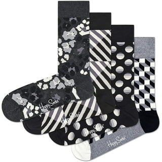 Happy Socks Men's x Fao Schwarz Piano Socks Gift Set, Pack of 2 - Black - Size 10-13