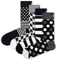 thumbnail image 1 of Happy Socks Unisex Socks Cotton Black 36-40, 1 of 7