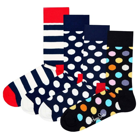 Happy Socks Unisex Socks Cotton Black 36-40