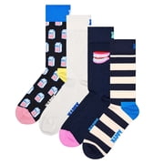 Happy Socks Unisex Socks Cotton Blue 36-40