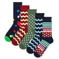 thumbnail image 1 of Happy Socks Unisex Socks Cotton Multicoloured 36-40, 1 of 6