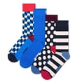 thumbnail image 1 of Happy Socks Unisex Socks Cotton Multicoloured 36-40, 1 of 7