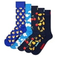 thumbnail image 1 of Happy Socks Unisex Socks Cotton Multicoloured 41-46, 1 of 6