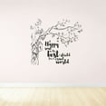 thumbnail image 1 of A Happy Soul Is The Best Shield For A Cruel World Quote Birds Bird Nest Tree Vinyl Wall Art Sticker Wall Decal Home Kids Kinder Nursery Room Study Room Boys Girls Wall Decor Design Size (8x10 inch), 1 of 3