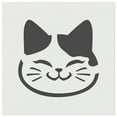 thumbnail image 1 of Happy Spotted Cat Face DIY Cookie Wall Craft Stencil - 4.5 Inch, 1 of 5