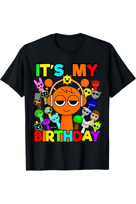Happy Sprunki For Birthday Decoration For Boys And Girls T-Shirt Unisex S-5XL Hot Trending Shirt, Vintage Birthday Gift