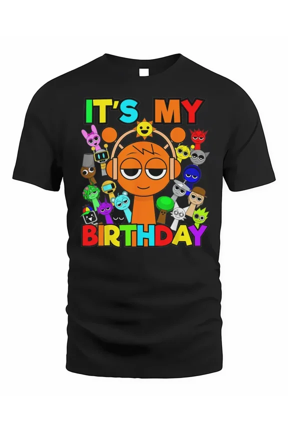 Happy Sprunki for Birthday decoration for Boys and Girls Shirt