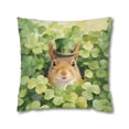 thumbnail image 1 of Happy Squirrel Welcome St Patrick's Day Lucky Shamrocks Clover Pillowcase Double Sided Pet Small Animal Lover Pillow Case Covers - 22001, 1 of 5