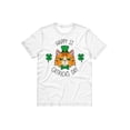 thumbnail image 1 of Happy St Catrick's Day St Patrick's Day Shirt 2X-Large White, 1 of 1