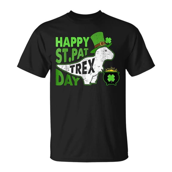 Happy St Pat Rex Day Dinosaur St Patricks Day TShirt