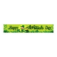 thumbnail image 1 of Happy St. Patrick's Day Banner 16x71in Lucky Clover Background Decoration Irish Festival Outdoor Indoor Party Banner Sign for Clover Party Supplies, 1 of 6