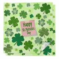 thumbnail image 1 of Happy St. Patrick's Day Cloth Napkins, Spring Lucky Shamrock Cloud Green Washable and Reusable Dinner Napkins Set of 2, Table Napkin for Kitchen Party Birthday Wedding Hotel Housewarming 20"x20", 1 of 9
