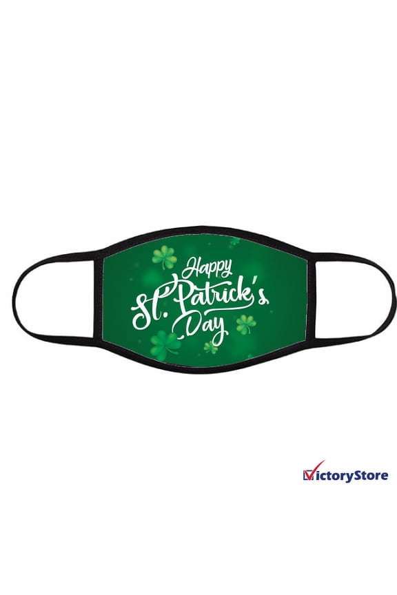 Happy St. Patrick's Day Face Mask