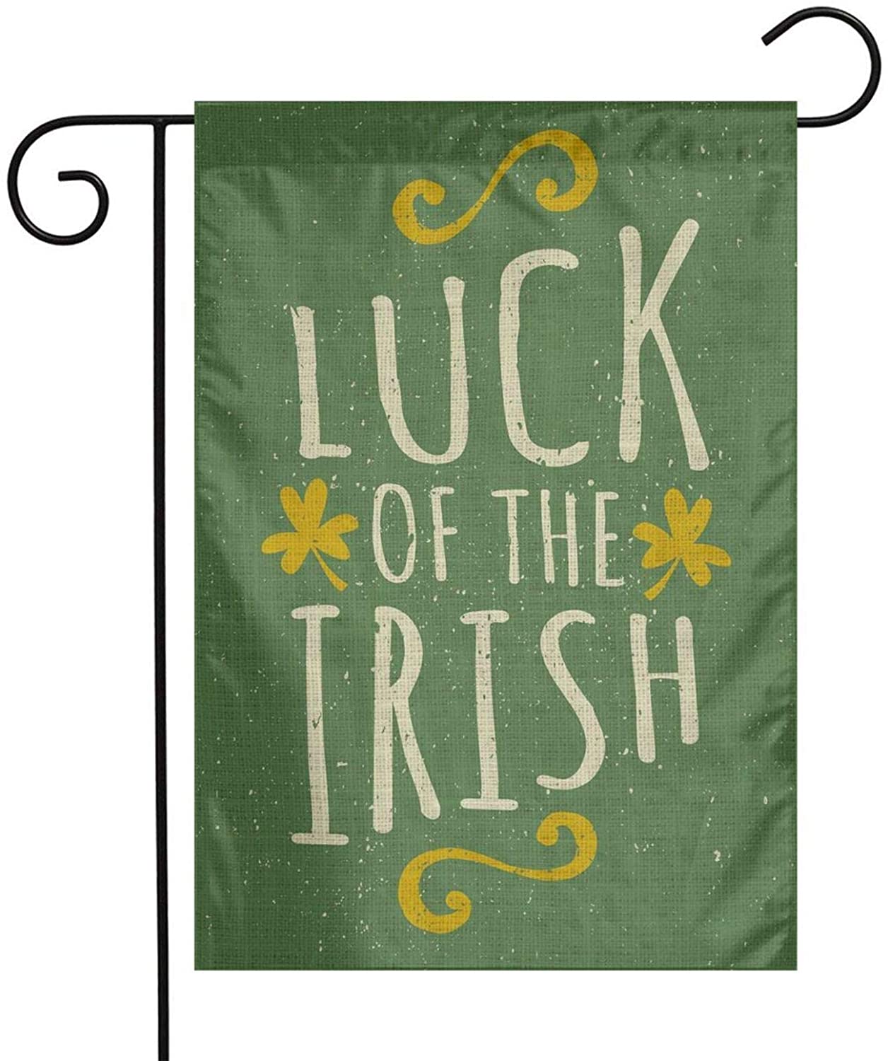 Double-Sided Ireland Irish St. Patrick's Day Fabric Bunting Flag - 16cm X 23cm