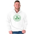 thumbnail image 1 of Happy St. Patrick's Day Lucky Clover Unisex Plus Fleece Graphic Hoodie Brisco Brands 3X, 1 of 5