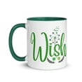 thumbnail image 1 of Happy St. Patrick's Day Mug With Color Inside For Coffee, Four Leaf Clover Mug For Irish Coffee, Wish Mug For March H1oliday, Wish Coffee Mug, 1 of 4